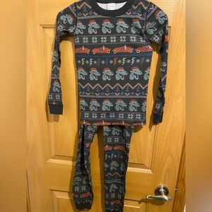 Hanna Andersson Kids Pajama Set with Festive Bears